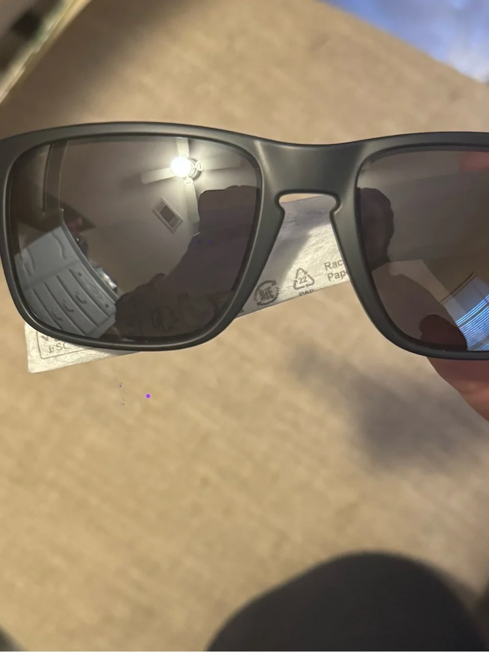 Oakley Matte Black Sunglasses with Dark Lenses